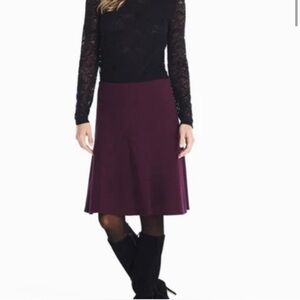 WHBM Elegant Purple Women's Skirt